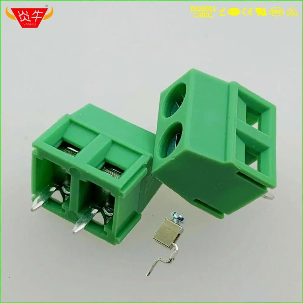 KF127 5,08 2P 3P PCB универсальные Винтовые клеммные блоки DG127 5,08 мм 2PIN 3PIN MKDSN 1,5/2-5,08-1729128 PHOENIX свяжитесь с DEGSON