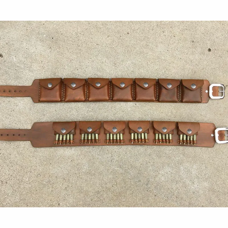 Песочные люди Косплей Костюм Tusken Ammo ремень Bandolier кожа картриджный мешочек Uncharted 3
