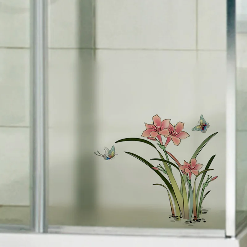 Оконная пленка Стекло Стикеры длительный быстрая DIY легко удалить гравированный