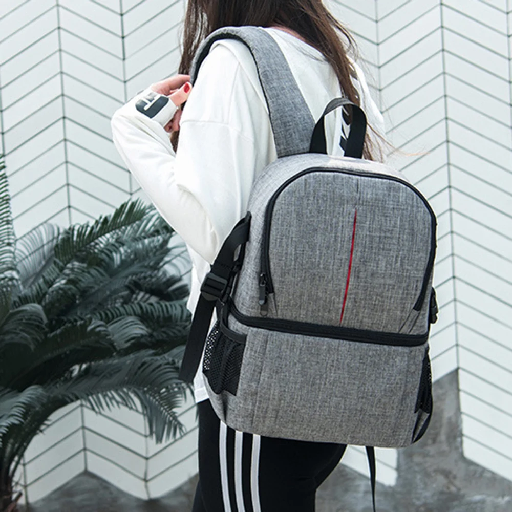 Portable large Capacity Multi-Function Outdoor Waterproof Wear-Resistant Backpack Oxford Cloth Fashion Digital Camera | Электроника