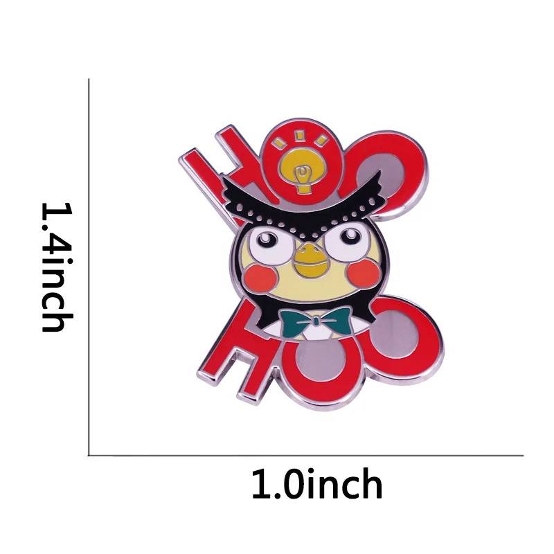 Брошь с эмалью в виде совы для видеоигр | Украшения и аксессуары