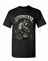 original biker skull t shirts ride or die route 66 motorcycle mc new t shirt men summer design t shirt