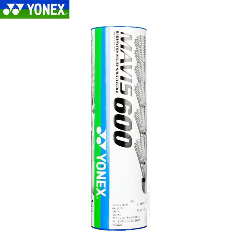 100% подлинные Yonex Mavis M300 600 нейлоновые шарики для бадминтона воланы