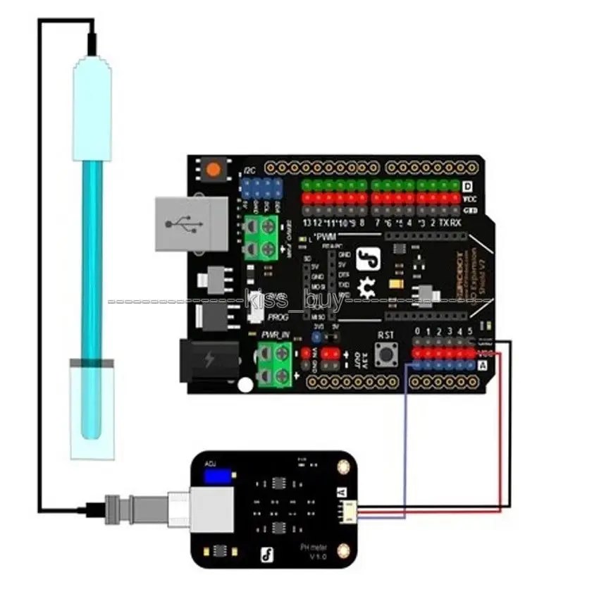 Аналоговый датчик PH модуль датчика V1.1 и набор зонда для AVR 51 щит с MSP430 тест-код R3