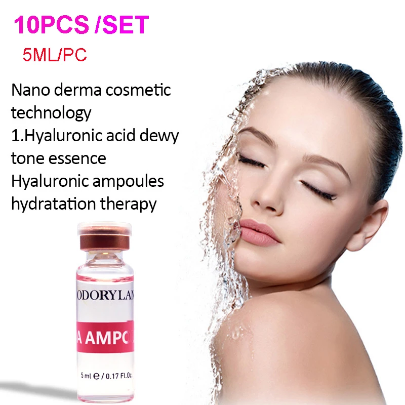 Японский 5 мл сшитого HA гиалуроновой кислоты чистая микромолекулярная