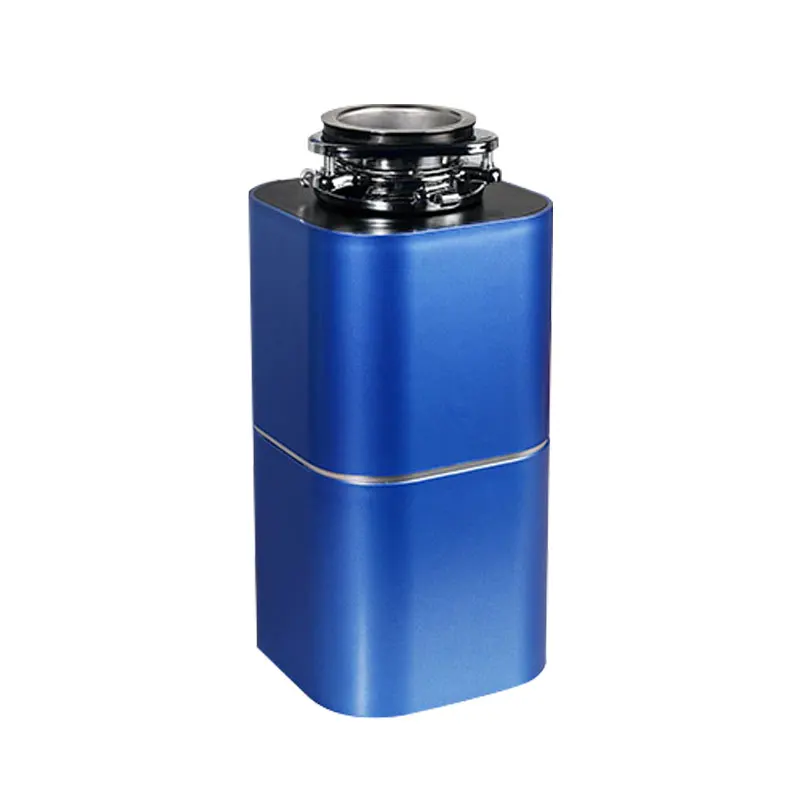 Blue 220V/930W household kitchen garbage processor garbage disposal kitchen food grinder vegetable residual peel grinder - Color: Blue