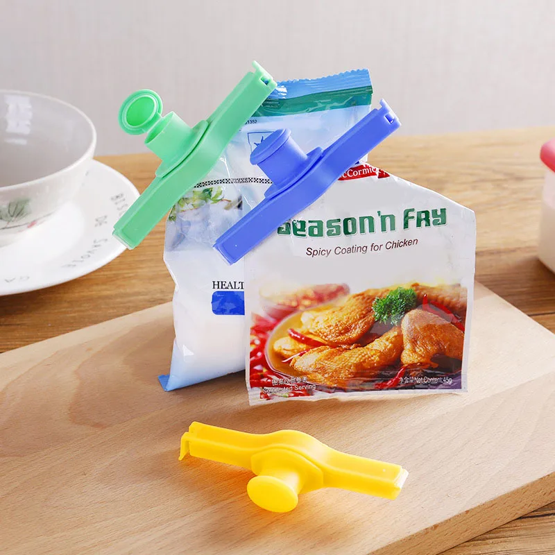 Зажим для упаковки пищевых продуктов зажимы свежести герметизирующий кухонный