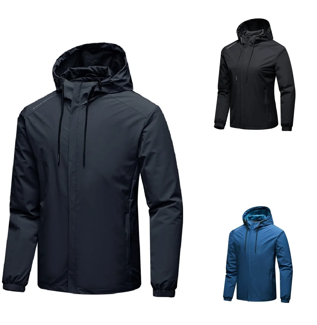 

Men Quick Dry Hiking Jacket Waterproof Ultra-thin Skin Coat Sun-Protective Outdoor Fishing Sports Coat Skin Male Windbreaker -40