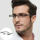 Очки для чтения унисекс в полуоправе, с диоптриями и защитой от синего света