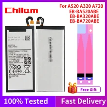 Original Quality Phone Battery For Samsung Galaxy A5 2017 A520 A520F EB-BA520ABE 3000mAh For A7 2017 A720 A3 2017 A320 Battery