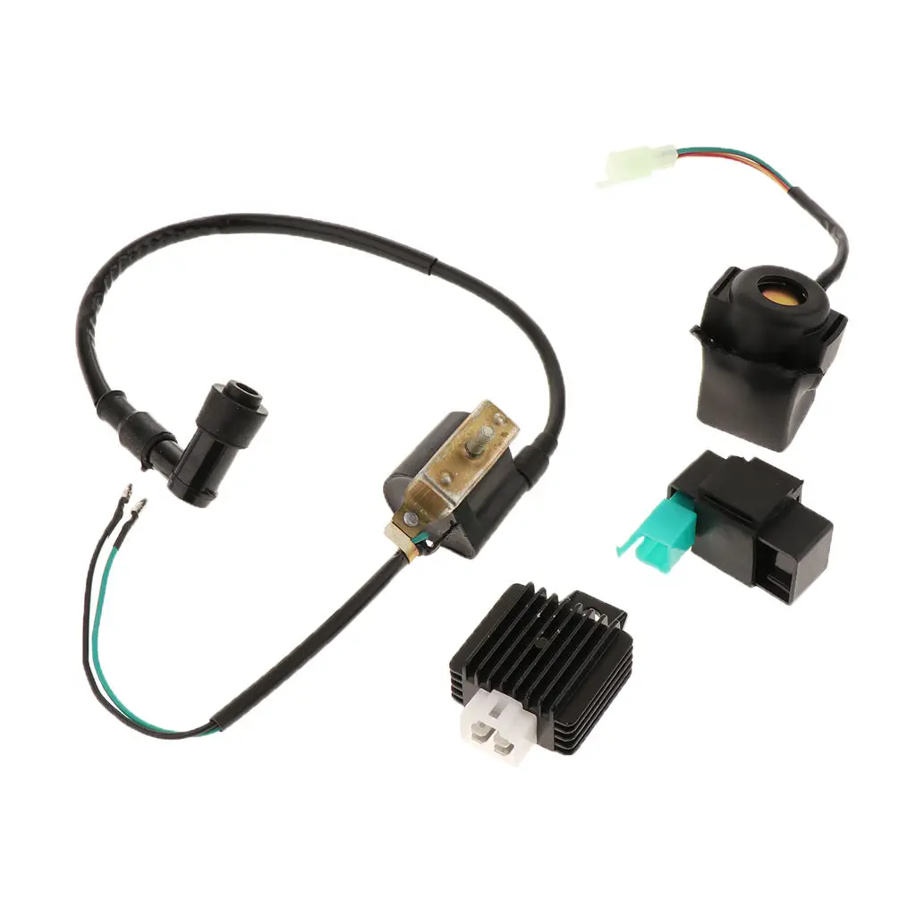 Performance Ignition Coil + AC CDI Starter Relay Solenoid for 90cc ATV | Автомобили и мотоциклы