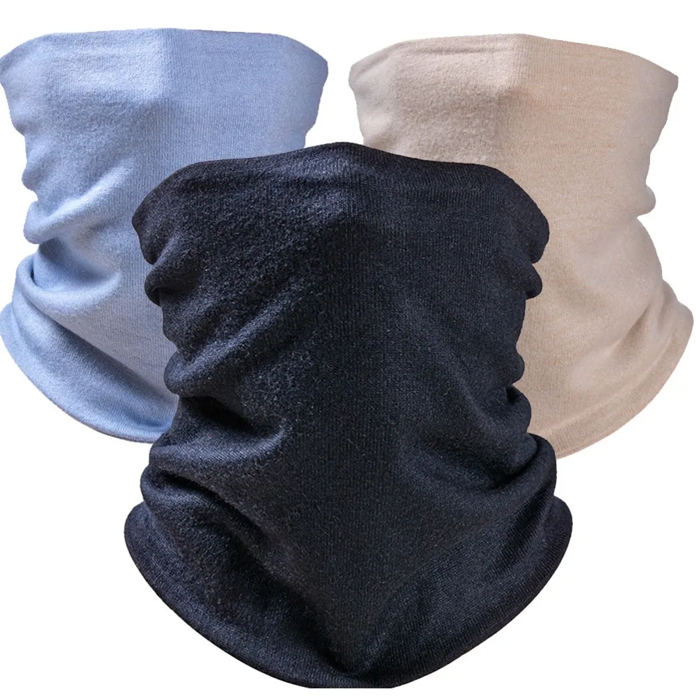 

Autumn And Winter Cycling Cashmere Half Mask Headwear Scarf Neck Gaiter Head Cover Warm And Windproof Balaclava Bandanas Sport