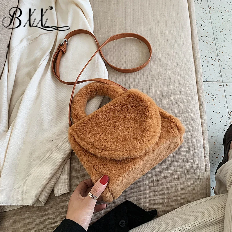 BXX Sac/2019 Модные осенние зимние роскошные женские сумки дизайнерские плюшевые