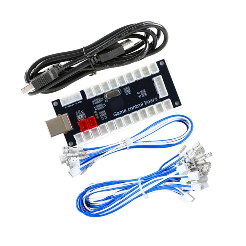 

DIY Zero Delay Arcade USB Encoder PC to Joystick for Mame Jamma & Other Games 53CD
