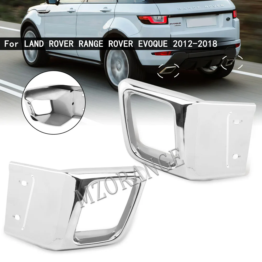 

Pair of Rear Bumper Exhaust Tube Trim LH RH OEM LR027871 LR027872 For Range Rover Evoque Dynamic 2012-2018 Car Accessories