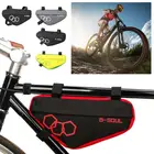 B-SOUL новая велосипедная сумка, передняя рама для телефона, водонепроницаемая велосипедная сумка, треугольная сумка, держатель рамы, Аксессуары для велосипеда