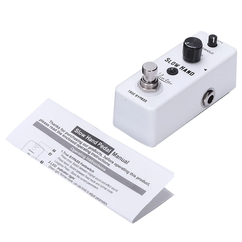 Rowin Lef-326 гитарные эффекты прочная медленная рука педаль эффектов истинный обход дизайн минимизирует потерю тона