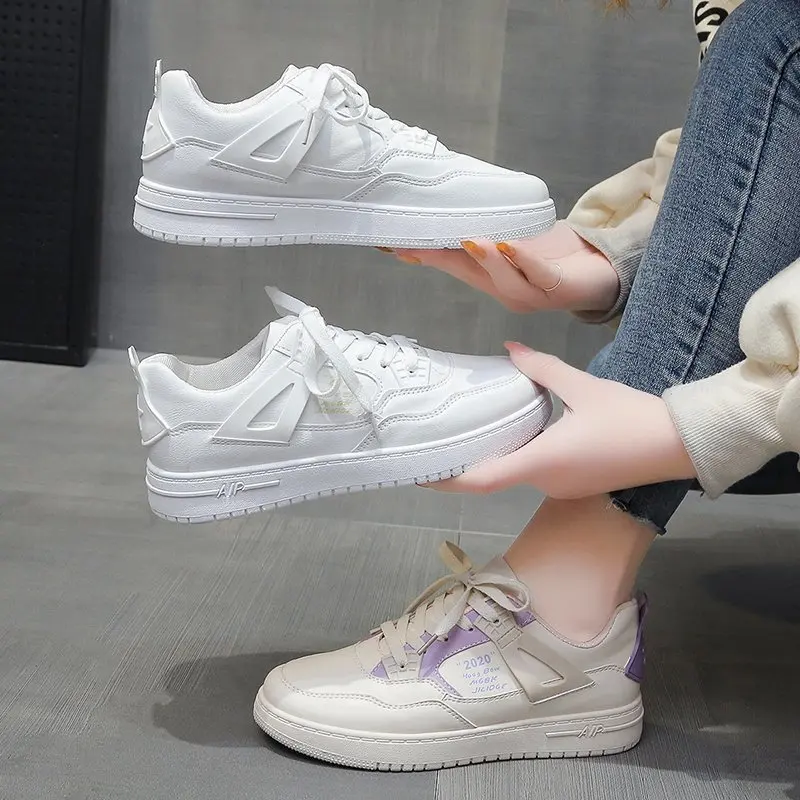 

Little white shoes female 2021 spring and autumn new fashion casual Korean style flat comfortable student breathable sneakers