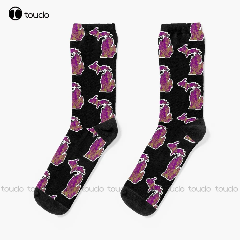 

Albion College Tie Dye State Socks Unisex Adult Teen Youth Socks Personalized Custom 360° Digital Print Hd High Quality