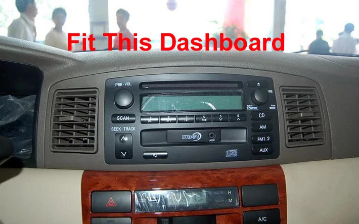 Qcta core Android 9 0 автомобильный DVD GPS плеер для Toyota Corolla E120 BYD F3 мультимедиа WIFI 4 Гб + 64 DVR USB