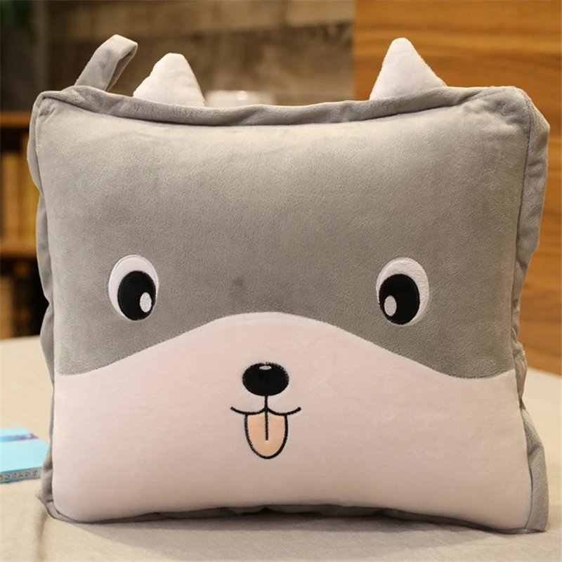 

Wearable Pillow Quilt Bed Sofa Back Cushion Office Car Foldable Multifunctional Pillow Blanket Cubre Cama Siesta Almohada Quilt