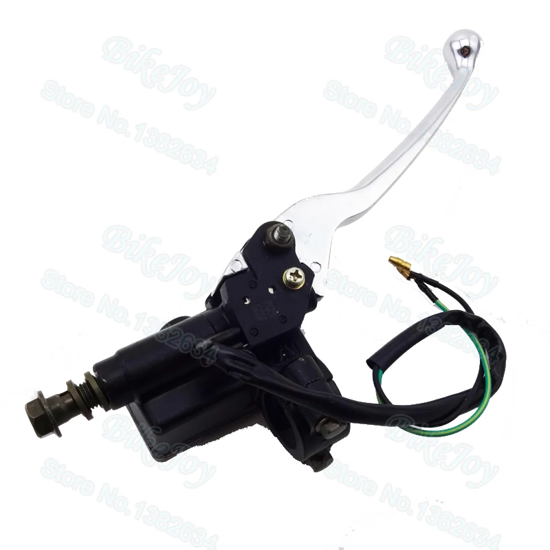 Левый гидравлический главный тормозной рычаг с проводом для GY6 50cc 110cc 125cc 150cc ATV Quad