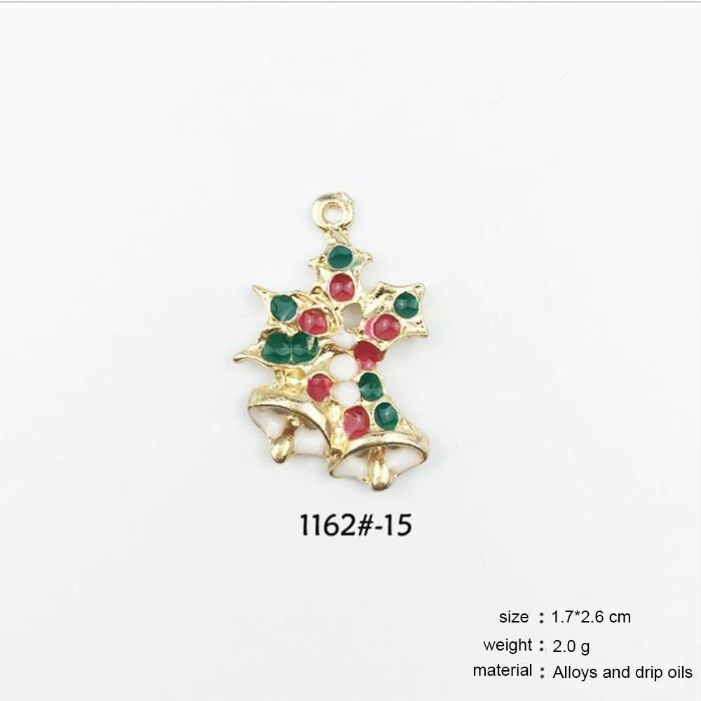 10 шт. креативные рождественские подвесные орнаменты металлические поделки для