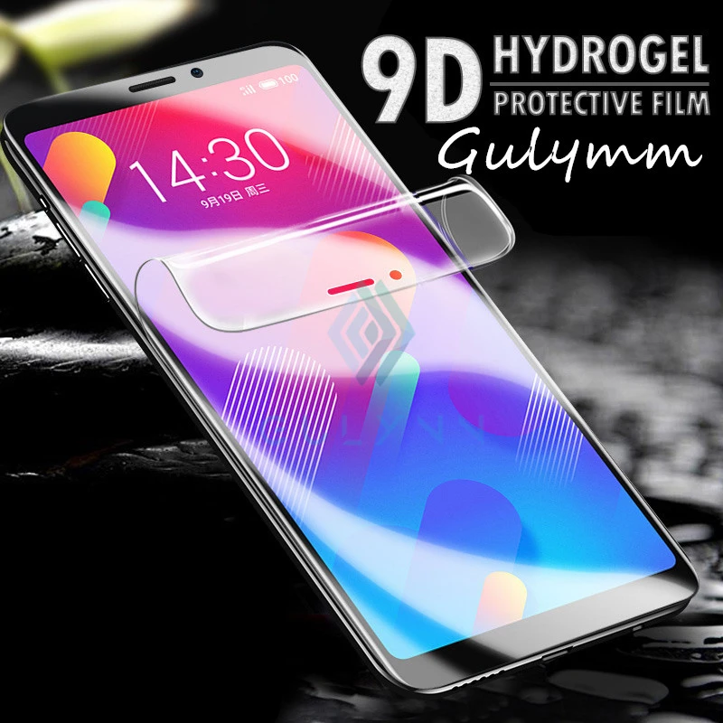 Мягкая Гидрогелевая пленка HD для Meizu Pro 7 7Plus защитная экрана 15 16 X Plus Lite не