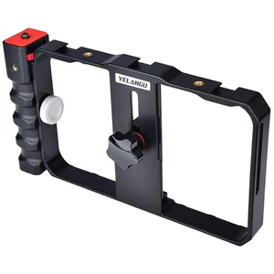yelangu pro smartphone video rig filmmaking case phone video stabilizer grip mount for iphone xs max xr x 8 plus samsung huawei free global shipping