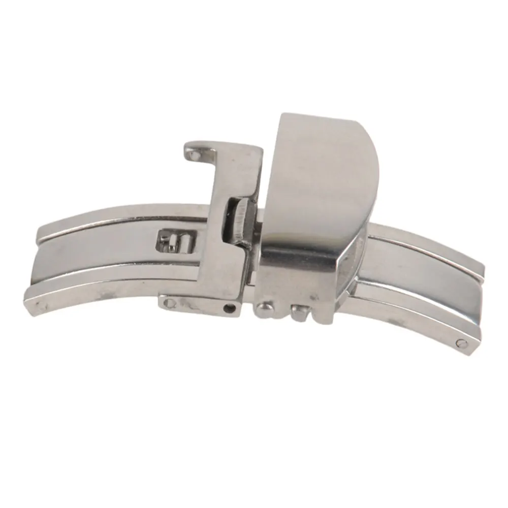 Модный ремешок для часов с двумя кнопками и пряжкой бабочкой 16 22 мм