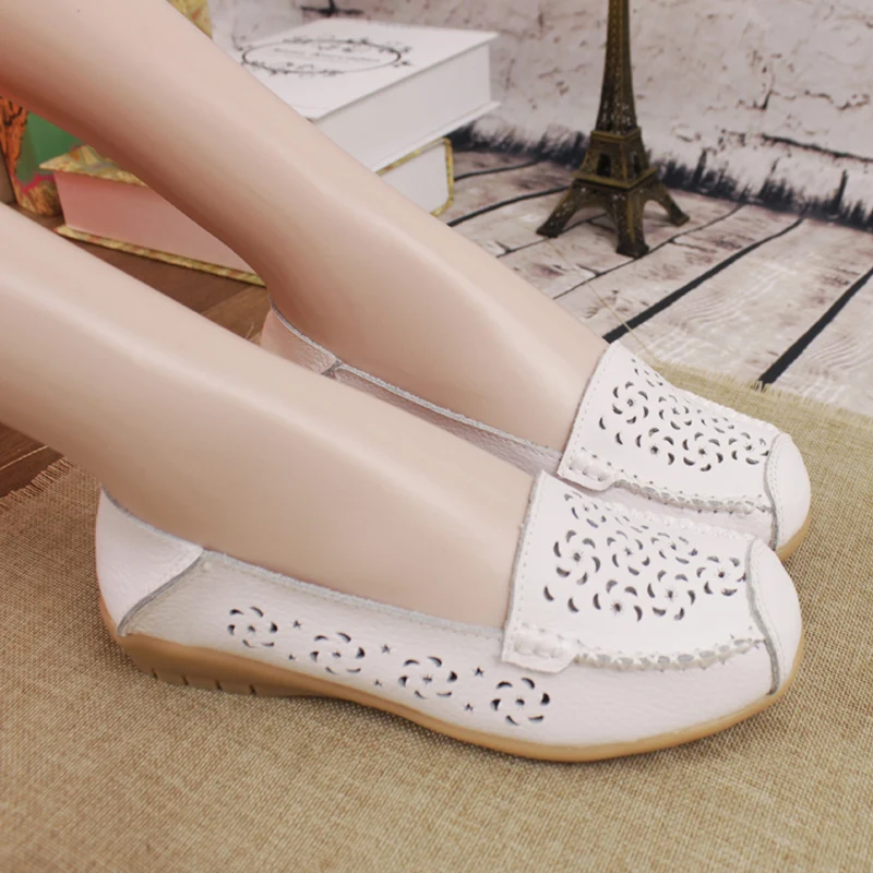 Женские Дышащие туфли на плоской подошве FEVRAL брендовые Повседневные слипоны из