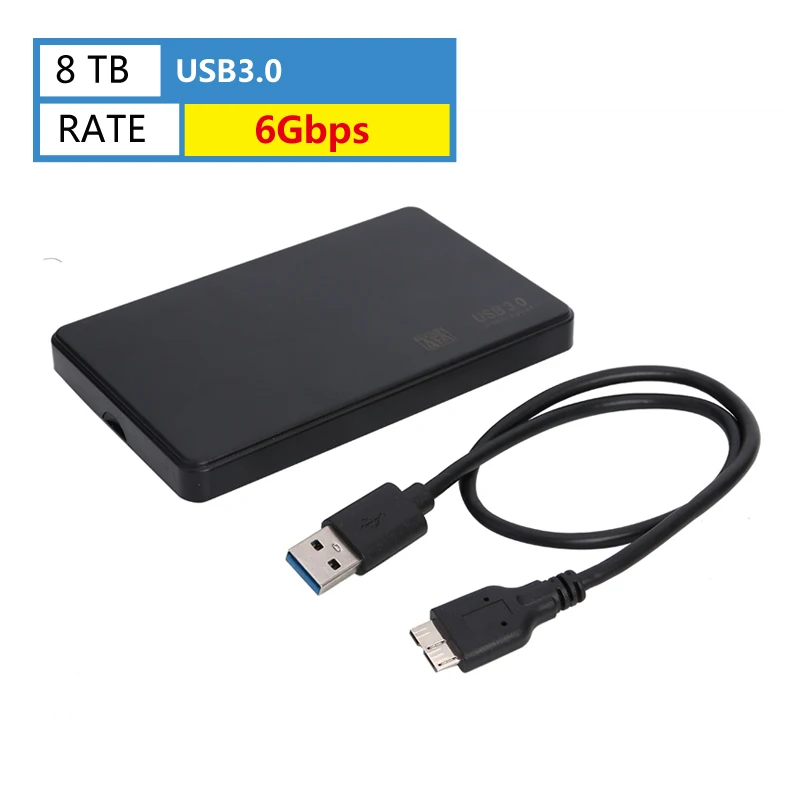 Чехол для внешнего жесткого диска 3 0 дюйма USB 2 5 480 Мбит/с поддержка ТБ | Компьютеры