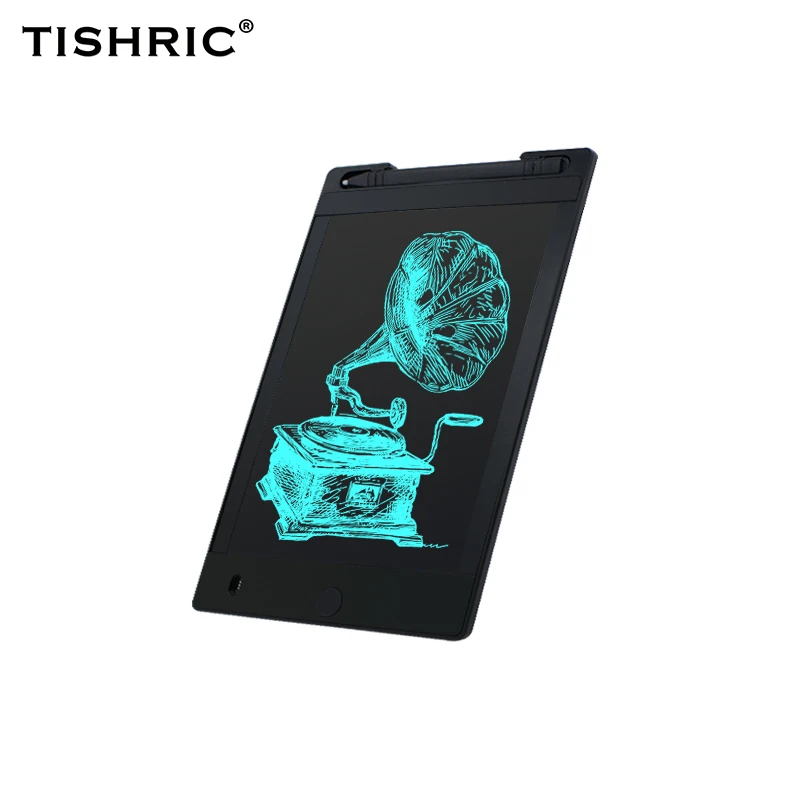 8.5 inch black TISHRIC ICD/цифровой графический планшет для рисования/доски для письма, сенсорный Стилус стираемый 8,5/1" дюймовый электронный для детей - Цвет: 8.5 inch black