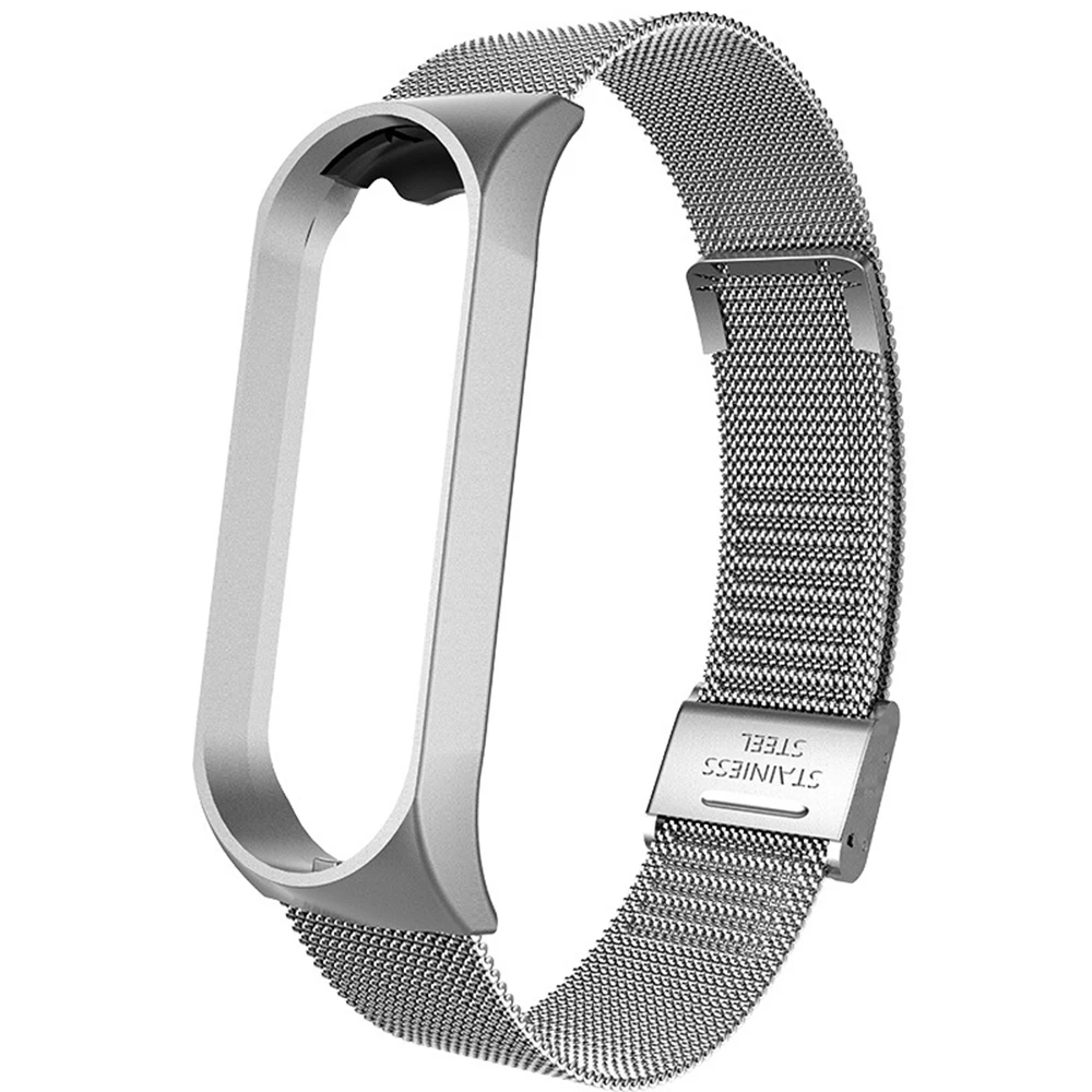 Eplacement часть для mi Band 4 3 Смарт-аксессуары для часов металлический ремешок браслет из нержавеющей стали Пряжка сменный ремешок для Xiao mi