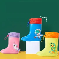 rainboots kids pvc rubber cartoon baby boys rain boots waterproof girls rainboots toddler girl rain shoes childrens shoes
