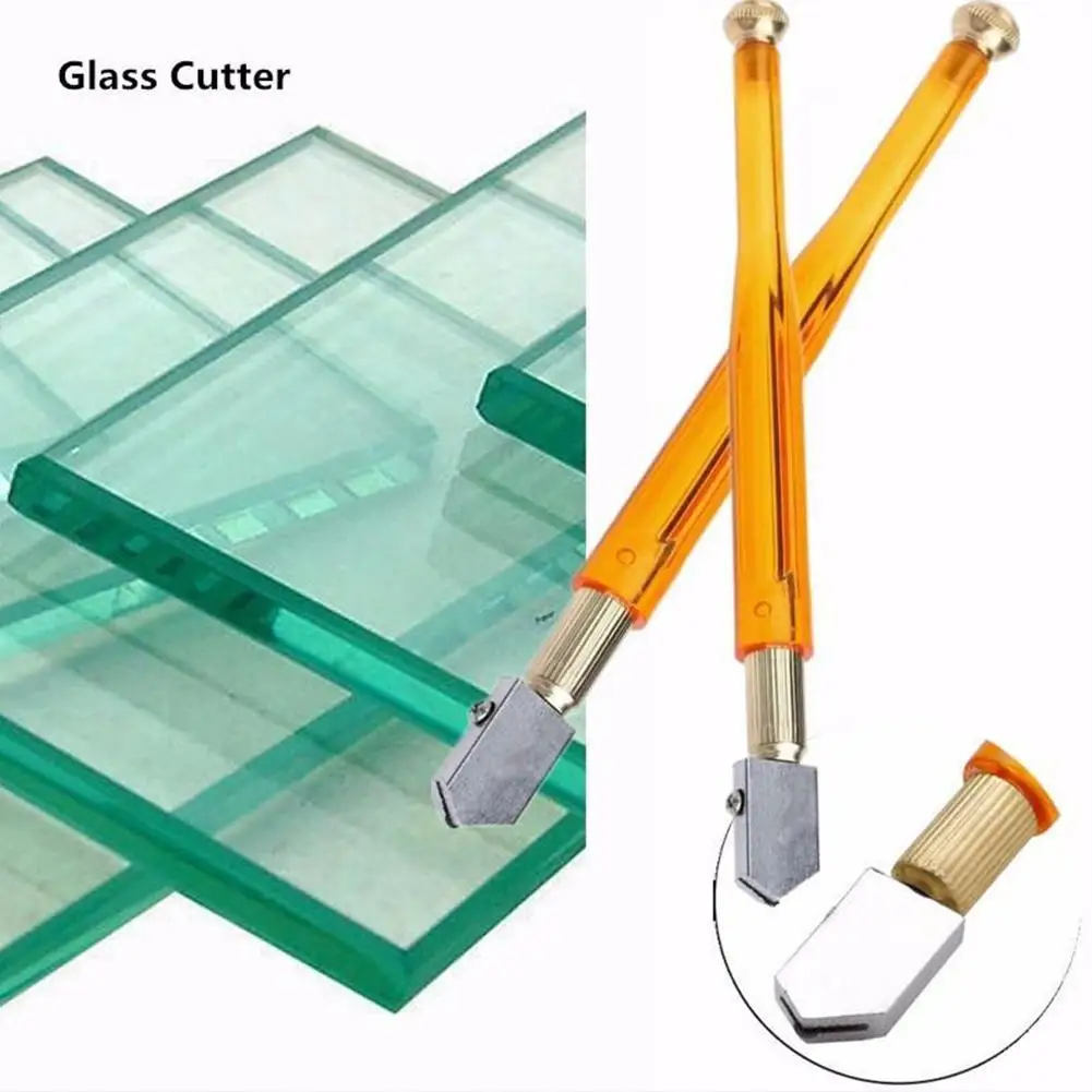 

Plastic Rod Roller Glass Cutter 1pc Self-lubricating Cutting Cutter Tool Antislip Cutting Glass Glass Portable Tool S4F1