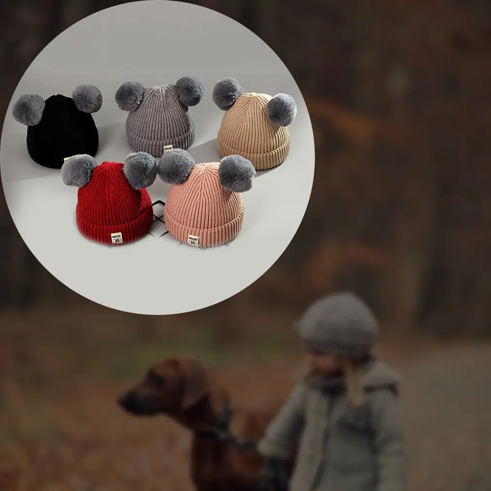 

Winter Newborn Cute Fashion Baby Kids Girl Boy Twist Hair Ball Warmer Crochet Hat Cap Soft Knitted Wool Caps Fur Pompom Hat