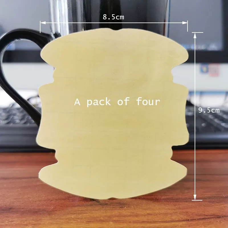 4 шт./компл. прозрачная защитная пленка для ручек автомобиля автомобильные