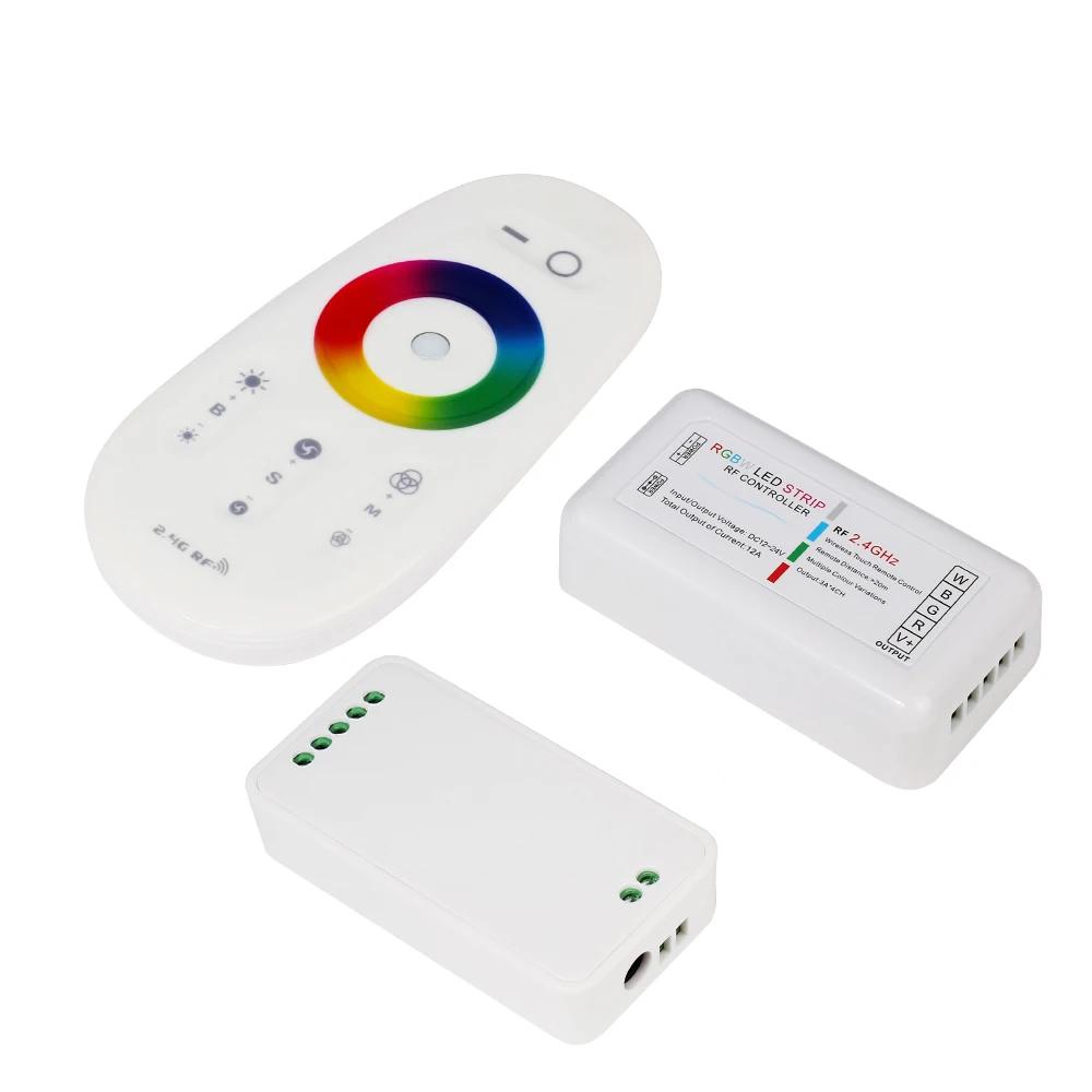 Гибкая светодиодная лента DC12V 5050 RGBW/RGBWW+ RGBW Светодиодная лента RF контроллер+ 3A адаптер питания полный комплект