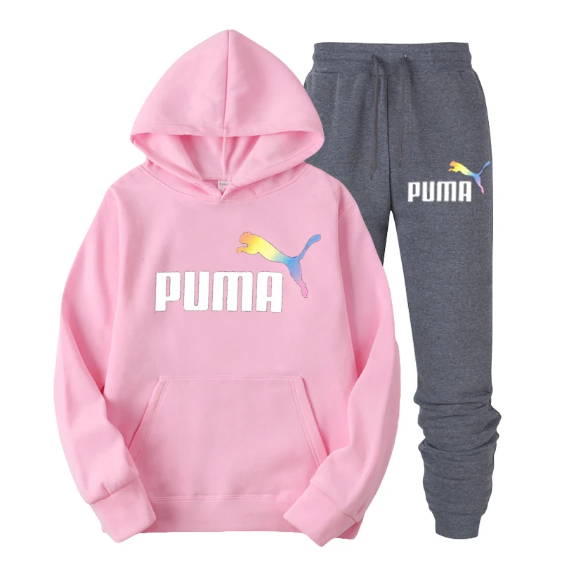 

Casual sportswear ladies two-piece suit women's hoodie and pants suit 2020 ladies clothing autumn and winter sweatshirt new