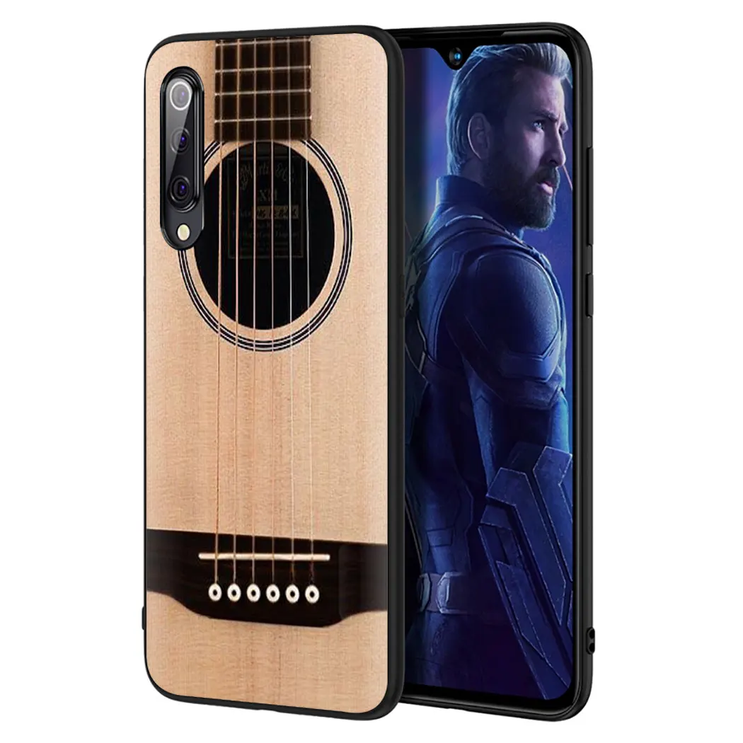 Музыка гитара мягкий чехол для телефона samsung 10 плюс A10S A20S A30S A40S A50S J4 J8 2018 J6