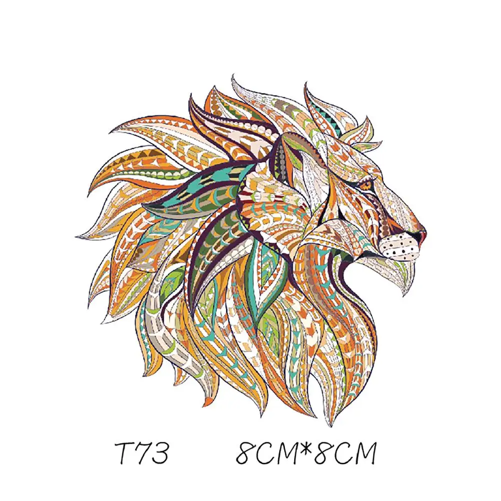 Этнический стиль животных Тигр дракон нашивки 3D ручной работы жара путешествие