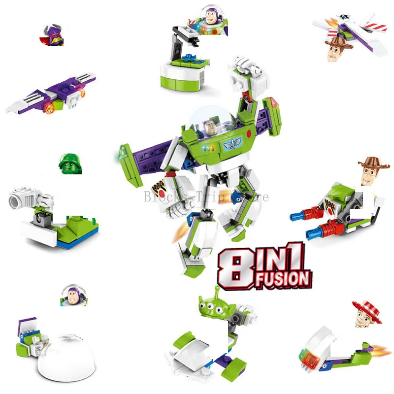 

2021 New Disney Buzz Lightyear Assembled Minifigures Compatible Puzzle Building Blocks Children's Toy Gifts