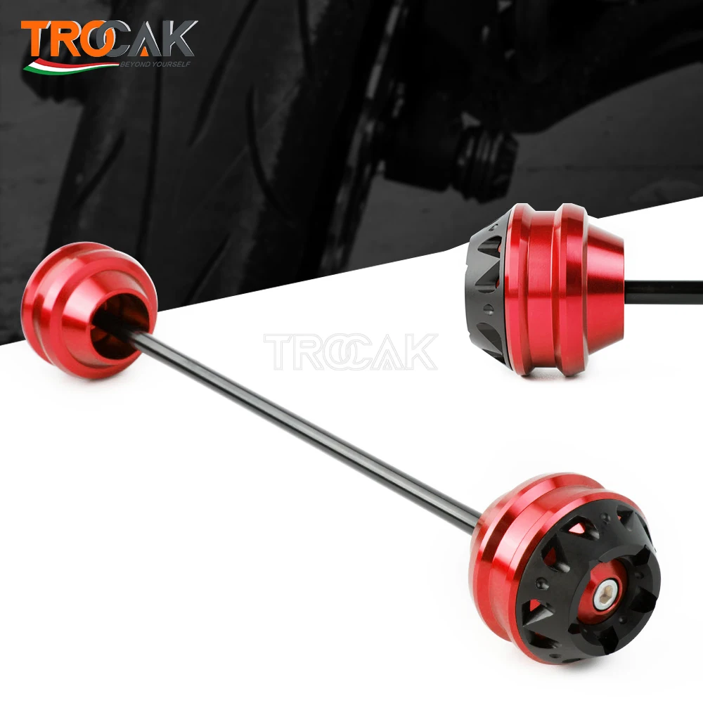 Мотоциклетная Передняя осевые ползунки вилка колесо Защитная Противоударная