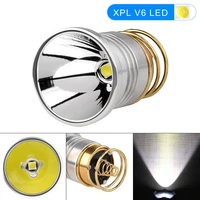 3v 8 4v led flashlight bulbs replacement xpl v6 smooth reflector p60 drop in lamp fit for surefire 6p c2 d2 g2 z2 501b 502b