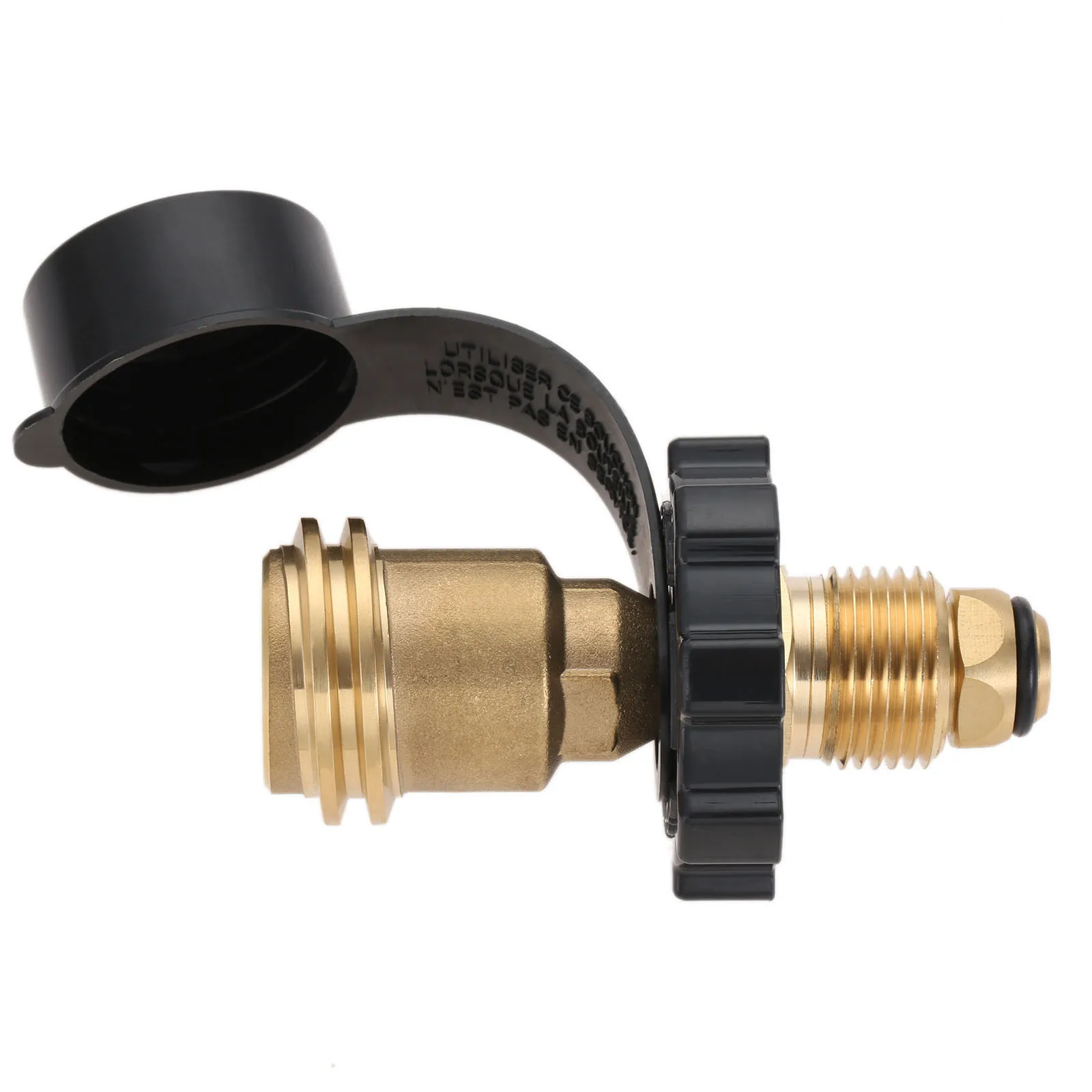 1pc Brass Propane Tank Adapter POL LP Tank Connection To QCC1/Type1 Connection For Hoses And Regulators BBQ Camping Stoves Grill