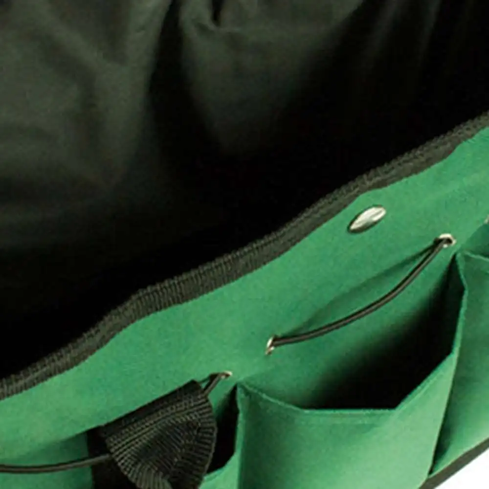 

Garden Tool Storage Bag Canvas Organizer Portable Pliers Metal Parts Kit Bag
