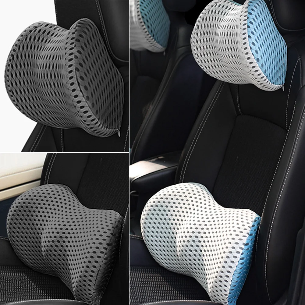 

Car Back/Headrest/Lumbar Cushion Pillow Memory Soft Foam Universal Head Back Support Cushion Car Interior Automotive Accessories