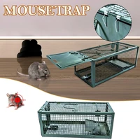 double door mouse rat trap cage mousetrap animal pest rodent mouse control bait catch rodent cage household automatic trap tools