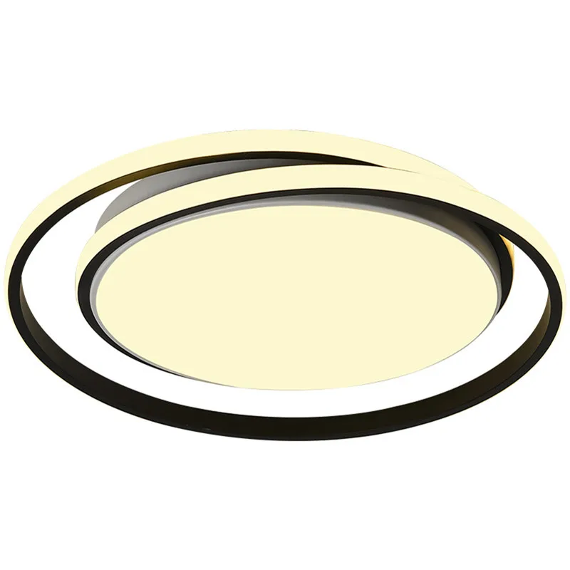 Потолочная люстра светодиодный светильник для гостиной спальни белого и черного